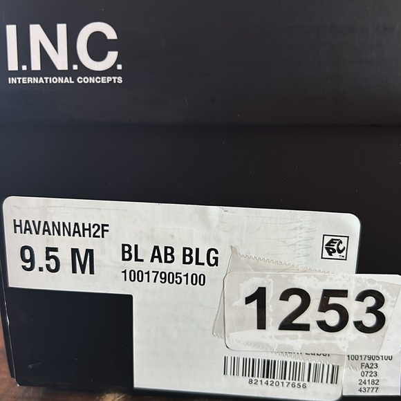 I.N.C. International Concepts Havannah Knee High Boots Green Bling Size 9.5 - Picture 9 of 9